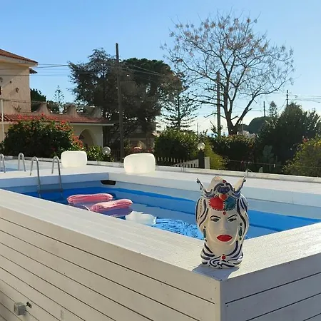 Pool Seaside Relais - Ville Ninfea, Marea, Rosa E Cassiopea Fontane Bianche Exterior photo