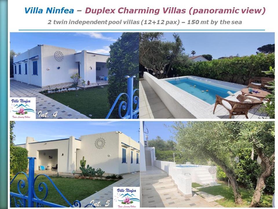 Holiday home Pool Seaside Relais - Ninfea, Marea, Rosa E Cassiopea Fontane Bianche